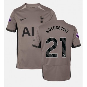 Tottenham Hotspur Dejan Kulusevski #21 Tredje trøje 2023-24 Kort ærmer